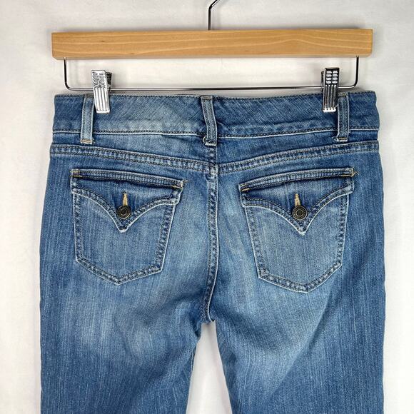 Gap Curvy Flare Low Rise Cropped Jeans 4/27 - Picture 7 of 7